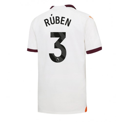 Maillot de foot Manchester City Ruben Dias #3 Extérieur 2023-24 Manches Courte